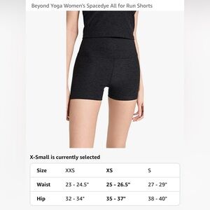 Beyond Yoga spacedye all for run shorts